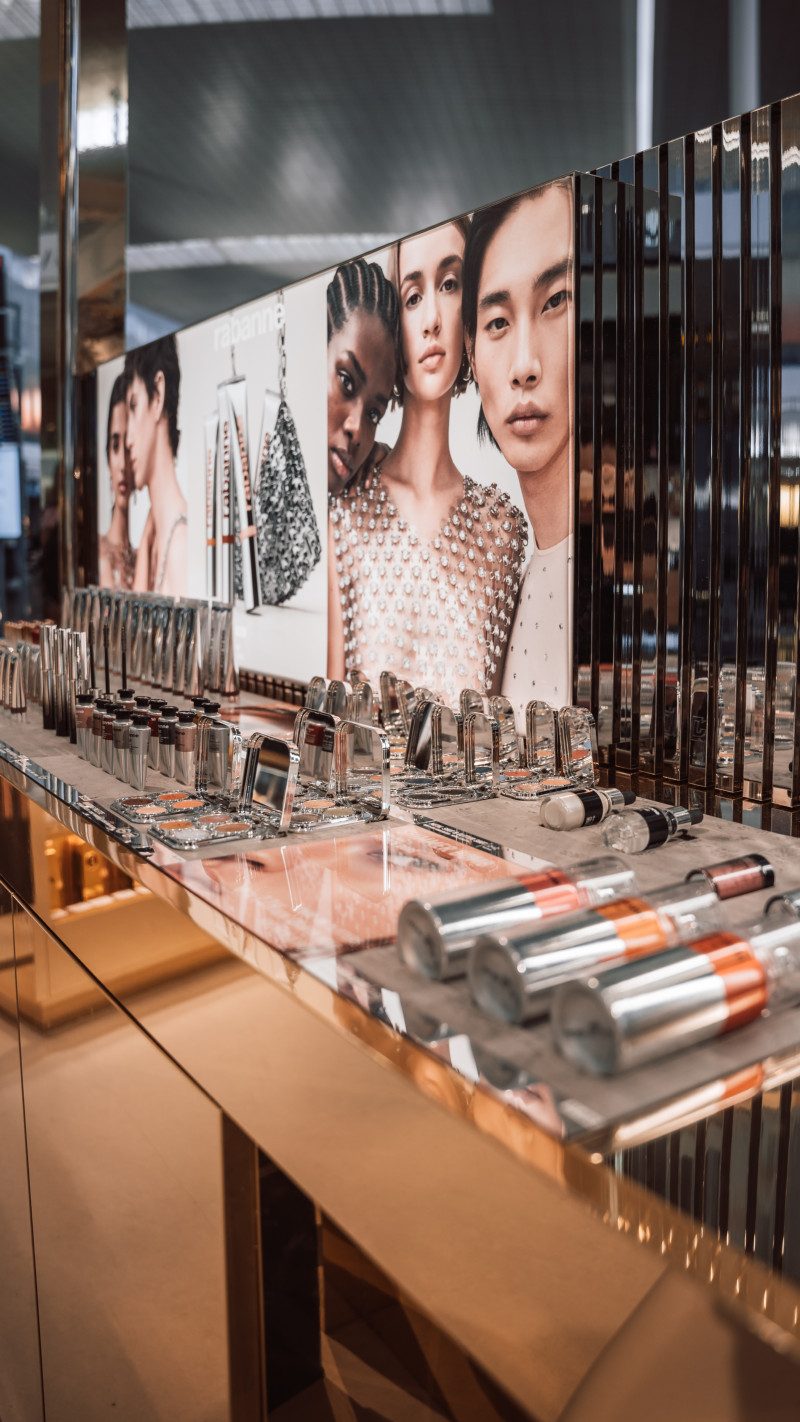 Rabanne at Barcelona-El Prat airport, Terminal 1, Barcelona